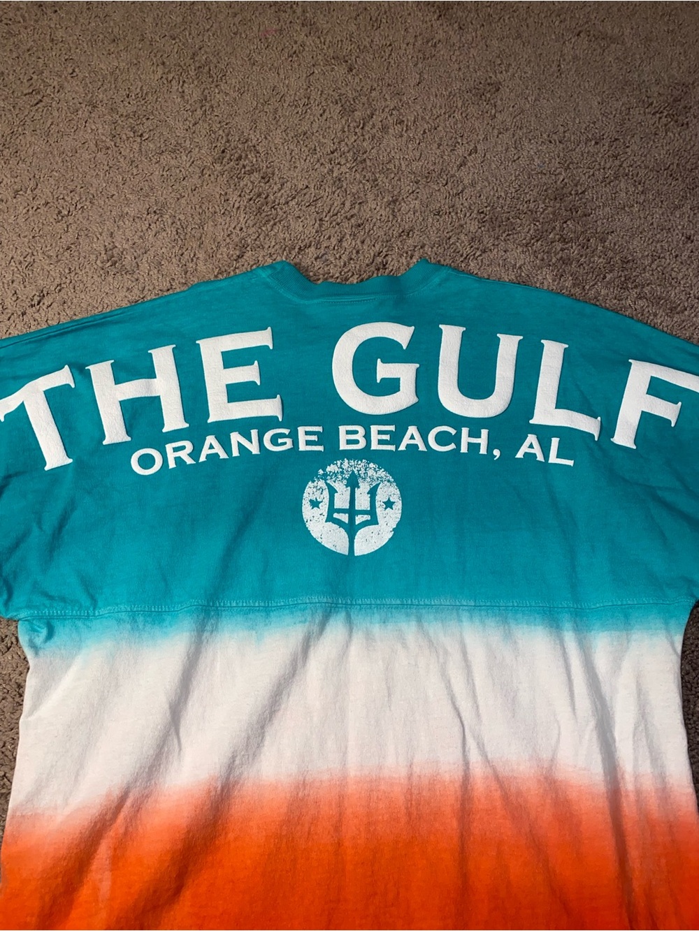 The Gulf Orange Beach AL Size Small Long Sleeve Comfort Colors Style Shirt